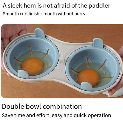 Microwave Egg Steamer Mold With Lid Kitchen Plastic Omelette Steaming Box Tool