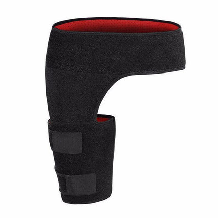 Groin Pain Relief Thigh Support Strain Brace Hip Compression Hamstring Strap - Aimall