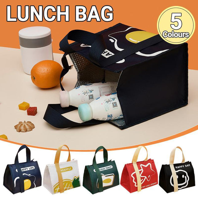 Portable Insulated Thermal Cooler Lunch Box Carry Tote Picnic Case Storage Bag - Aimall