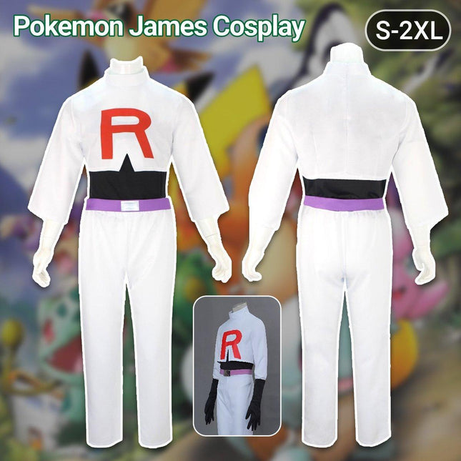 Pokémon Cos Costume Musashimoto Kojiro Xiaozhi Costume Comic-Con Stage Performance Cosplay Spot