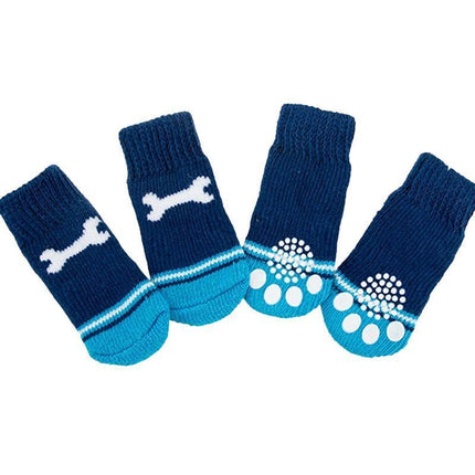 Dog Socks Non-Slip Grip Slip Anti-Skid - Puppy Cat Pet Shoes Slippers S Size - Aimall