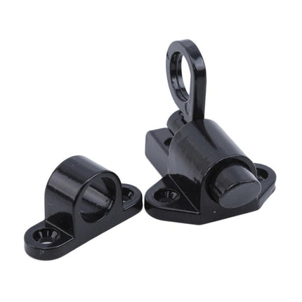 5PCS Aluminum Alloy Spring Bolt Self-Closing Sliding Door Window Lock Buckle Set