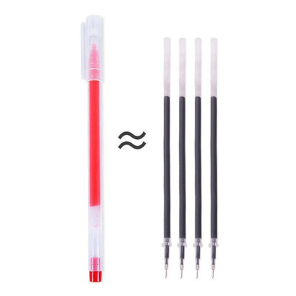 12x Rollerball Gel Pen Fine Point 0.5 mm High Ink Capacity School Office Pen - Aimall