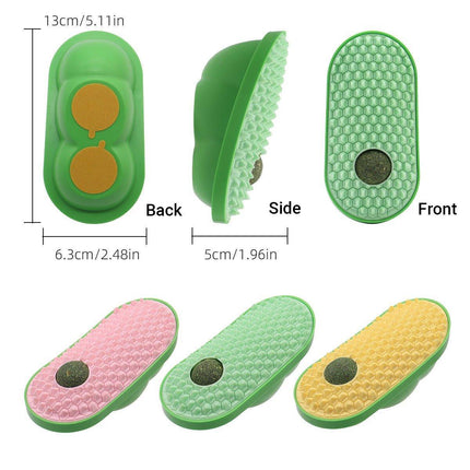 Cat Scrubber Toy for Cats Self Grooming Hair Removal Scratching Face Massage