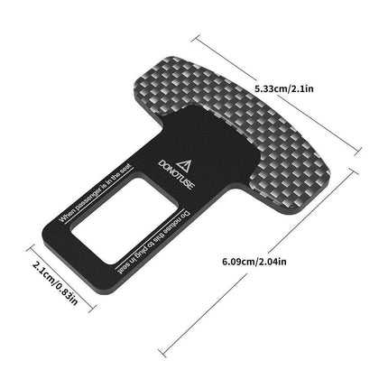 4pcs Universal Car Seat Belt Extender Adjustable Bumper Strap Seatbelt Adjuster