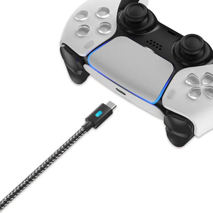 For PS5 Controller 3M USB Type-C Braided Fast Charging Cable for PS5 NS PRO