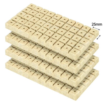 25X25 Type 100 Grain/Bag Soilless Culture Hydroponic Seedling Rock Wool Substrate
