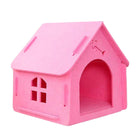 Cats Nest Scratch Resistant Semi Enclosed Felt Cat House Removable Comfortable