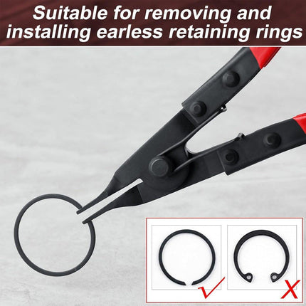 Circlip Spring Snap Ring Pliers Carbon Steel Retaining Plier Remover Tool