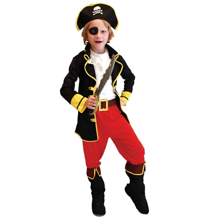 Child Pirate Costume Performance Costume Pirates Of The Caribbean Captain Jack Costume Cosplay Cosplay Party