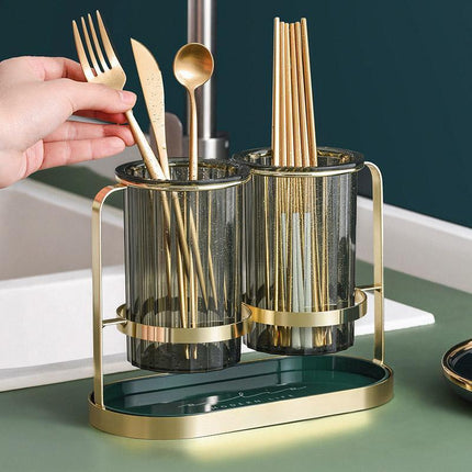 Light Luxury Chopsticks Storage Rack Household Kitchen Chopsticks Tube