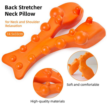Orthopedic Lumbar Pillow Acupressure Massage Cushion for Back Neck Pain Relief