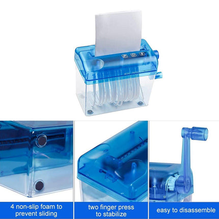 A6 File Hand Paper Shredder Straight Cutting Machine Manual Document Handmade