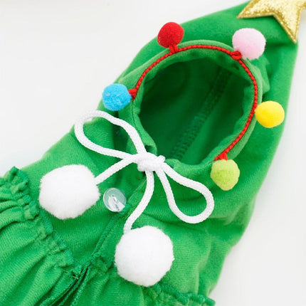 Christmas Pet Cape Shawl Winter Holiday Dog Cat Costume Cloak Apparel Outfit