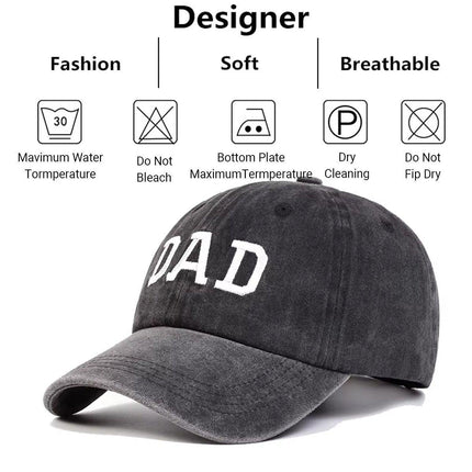 Adjustable Baseball Cap Vintage Dad Hat Casual Duck Tongue Cap for Men and Women