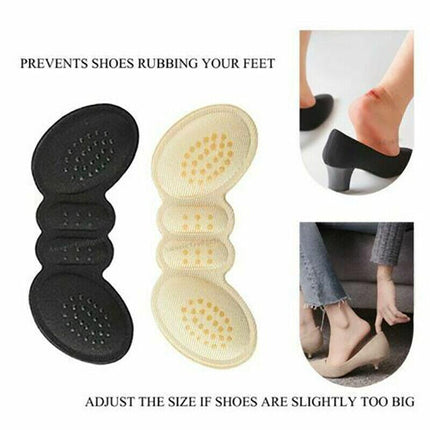 1Pair Heel Insole Heel Protectors Heel Pads Shoe Liner Shoe Inserts Heel Grip Thin - Aimall