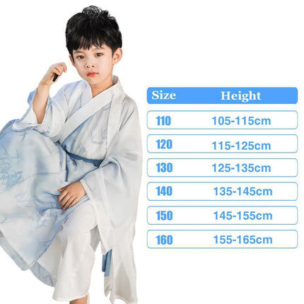 Autumn Children's Hanfu Ancient Style Boy's Clothing Chinese Style Tang Style - Aimall