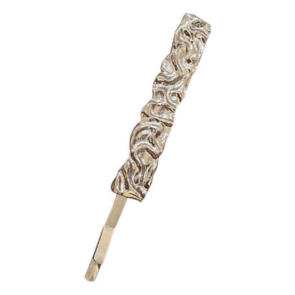 Chic Silver Water Ripple Hair Clip