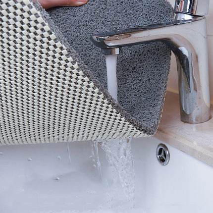 Waterproof Non-Slip Bathroom Shower Mat Anti-Slip Rug Toilet Floor Mat Washable