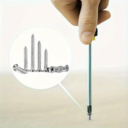 800Pcs M2 Kit Assorted  Self Tapping Screw Cross Flat Head