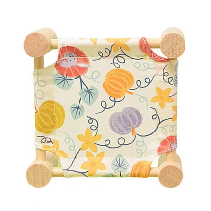 Breathable Wooden Hamster Bed Nest Supplies Dismantle Washable Hammock Pet House
