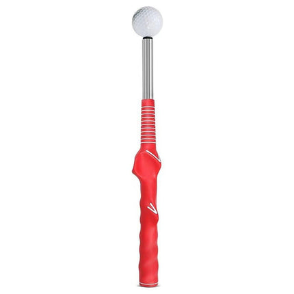 Golf Swing Training Aid Telescopic Impact Sound Stick Exercise Tool for Practice
