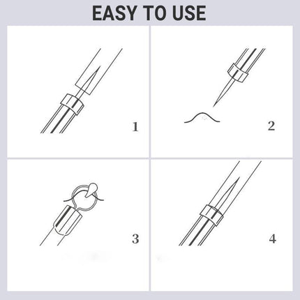 Blackhead Remover Tool for Acne Facial Pore Pimple Needle Cleaner Face Beauty - Aimall