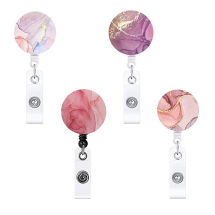 1-4X Retractable Nurse Badge Reel Clip Holder Students Doctor ID Card Holders - Aimall