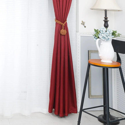 1pair Braided Cotton Curtain Tiebacks No Hole Curtain Holdbacks Hanging Balls
