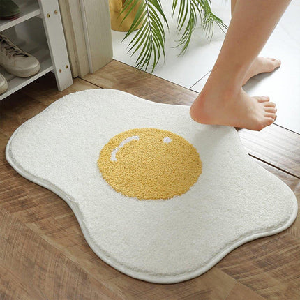 Simple Irregular Living Room Rug Bedroom Bedside Floor Mat Soft Modern Carpet