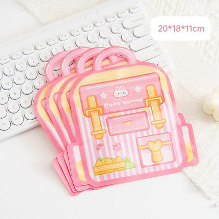 25pcs Cute Candy Ziplock Bags Snacks Biscuits Food Storage Cartoon Gift Bags