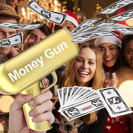 Electric Money Spray Toy Cash Bill Sprayer Machine for Party Fun Gift Kids