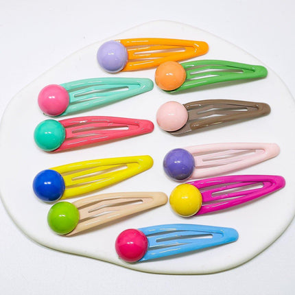 Colourful Hair Clips for Girls Sweet Cute All Matching Side Bangs Accessories