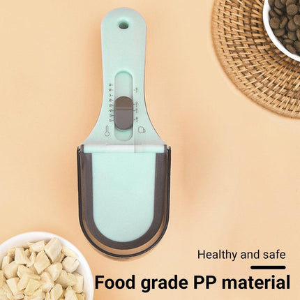 Pet Food Measuring Spoon Adjustable Cat Dog Food Shovel Pet Food Spoon Supplies