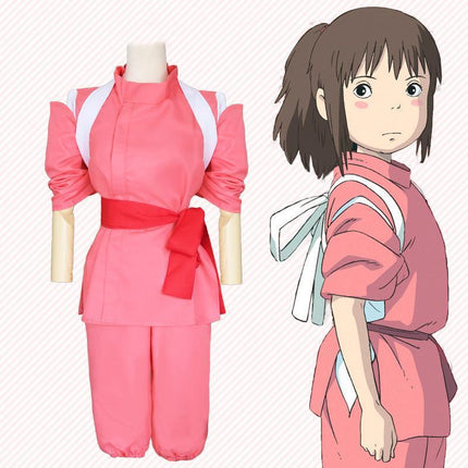 Anime Miyazaki Hayao Spirited Away Chihiro Ogino Sen Cosplay Costume Book Week AU