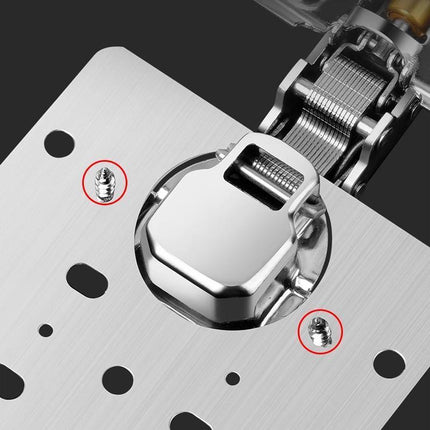 Hinge Repair Plate Rust Resistant Steel Furniture Cupboard Repair Mount Tool - Aimall