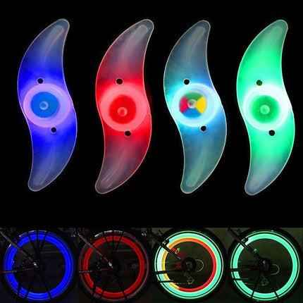 3PCS Mountain Bike Spoke Light Colourful LED Wheel Light Silicone Cycling Gear