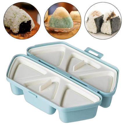 Triangle Onigiri Bento Compartment Lunch Box Portable Food Storage Container