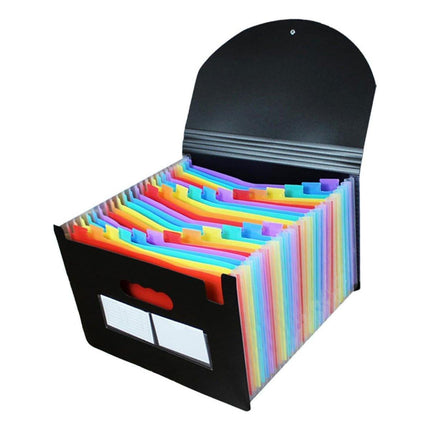 A4 Document Organiser 25 Compartments Multilayer Folder Office File Storage