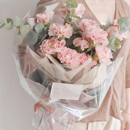 3Sizes Clear Cellophane Wrap Roll Gift Flower Bouquet Baskets Wrapping Paper - Aimall