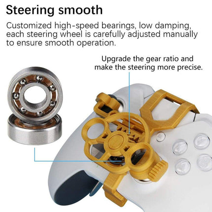 Racing Gamepad Steering Wheel Driving Simulator for PC Xbox PS4 Nintendo Switch