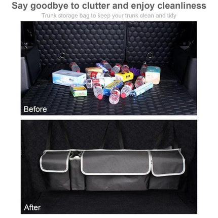 Car Trunk Seatback Storage Bag Multifunctional Organizer for Vehicle Accessories
