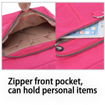 Ladies Shoulder Bag Nylon Fabric Lightweight Crossbody Small Casual Handbag