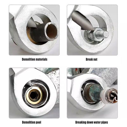 4PCS Metal Nut Splitter Breaker Manual Pressure Cracker Remover Extractor 9-27mm - Aimall