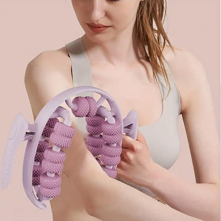 Leg Muscle Massager Roller 26 Round Wheel Calf Relaxation Yoga Fitness Tool