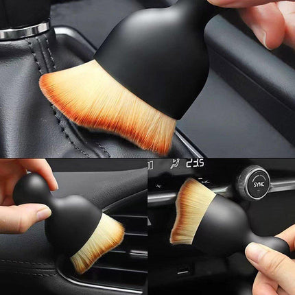 4pcs Car Interior Cleaning Tool Set Crevice Brush Dust Remover for Detailing