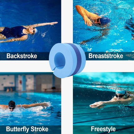 2pcs Swimming Gear Arm Floats Big Buoyancy Water Sports Tie Legs and Feet Rings