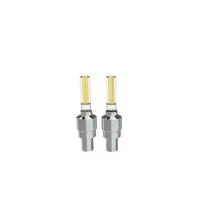 2PCS Flashing Neon Led Light Wheel Valve Cap Tyre - Aimall