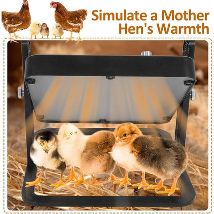 18W Poultry Heating Plate Brooder Warm Chick Duck Chicken Coop Heater 27x27cm - Aimall