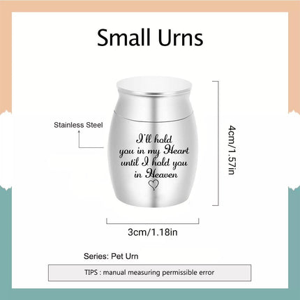 Cremation Urn Holder for Ashes Small Dog Cat Pet Memorial Keepsake Box Funeral